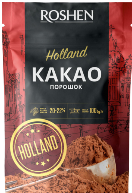 Какао-порошок Roshen 20% 100 г